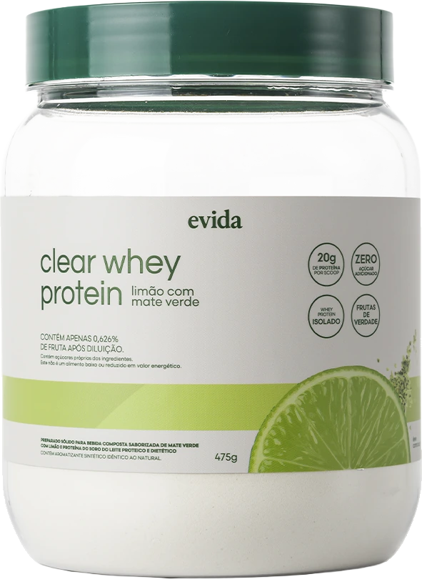 Clear Whey Protein Limão & Mate Verde